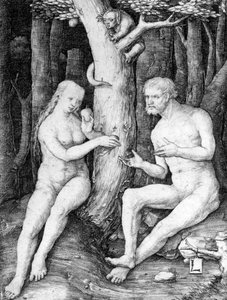 Adão e Eva, c.1506 de Lucas van Leyden